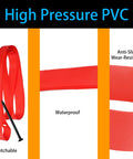 High Pressure PVC 4 Pack 20 Inch Bicycle Rim Strip Tape For Tubeless Rims High Pressure Puncture Resistant PVC Wheel Liner Red