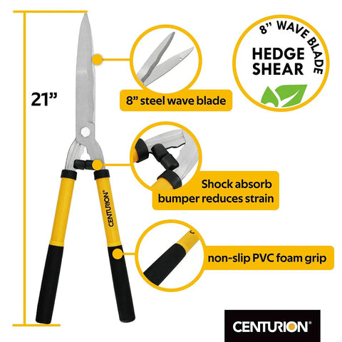 Three Piece Lopper Hedge Shear And Pruner Combo Set For Heavy Duty Tree Shrub And Bush Care Indoor Outdoor Gardening Tool Kit For Branch Cutting Trimming And Yard Cleanup