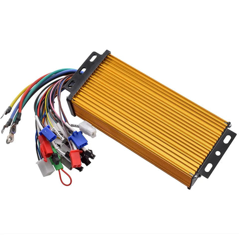 High Power BLDC Sine Wave Controller For Electric Scooters And E Bikes 60V 84V 72V 36V 48V 2000W Snappy Throttle Response And Precise Braking Control Durable Motor Controller For Bicycle Accessories