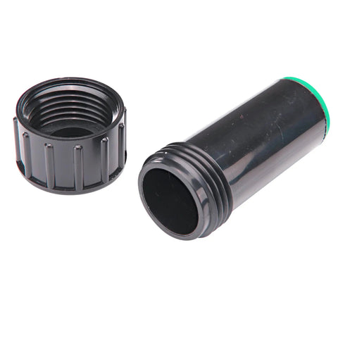 Half Inch Compression Hose End Cap Plug For Drip Irrigation Fits Half Inch Tubing Or Dripline With 0.620 Inch OD Black Watertight End Cap