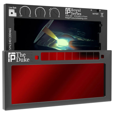 Shade 5-13 Adjustable Red Auto Darkening Welding Lens, Two By Four And One Quarter Inch By Zero Point Three Three Inch