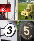 12 Inch Large Number Stencils Set With 0 To 9 Reusable PET Plastic Templates For Mailbox Signs