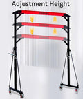 Adjustable Gantry Crane 2-Ton Portable Hoist Frame With Trolley, Sling, Shackles, Hooks And Festoon System for factories shown