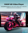 1080P video on 160GB Bluetooth WiFi MP3 Player For Kids With 4.0 Inch Touch Screen Android Music Player and Speaker.