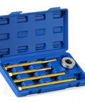 Long Reach Crank Pulley Installation Tool Set For Harmonic Balancer And Underdrive Dampers Includes 4 Adapters And Nut Bearing