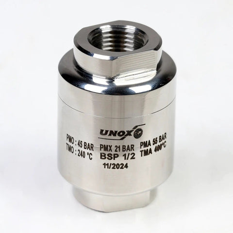 Half Inch Thermostatic Steam Trap With Threaded Connection, Stainless Steel Body, High Pressure Up To 45 Bar, Air Exhausters