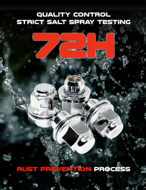 Four Piece Chrome Mag Style Lug Nuts 12x1.5 For Toyota Tacoma 4Runner SR5 TRD Off Road Limited And Lexus OEM Factory Replacement Set