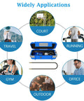 Portable Safe Box With Combination Lock And Code Access Waterproof Anti Theft Travel Safe With Removable Chain, 8.5x4.3x2.6 in
