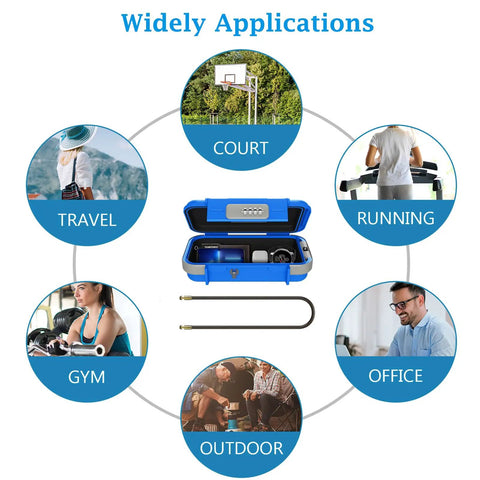 Portable Safe Box With Combination Lock And Code Access Waterproof Anti Theft Travel Safe With Removable Chain, 8.5x4.3x2.6 in