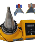 Heavy Duty Conical Induction Bearing Heater And Tower Rig For Mechanics Gear And Bushing Warm Up Crafted With 2KW Power and control panel view.