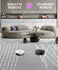 Robot Vacuum And Mop Combo With Self Emptying Station 6000Pa Suction LiDAR Mapping 90 Days Hands Free Cleaning Wi Fi App Alexa
