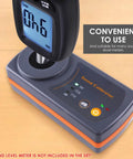 Pro Grade Battery Operated Sound Level Calibrator For Decibel Meters With Three Calibration Levels 114dB 104dB And 94dB At 1KHz Compact 13.2mm Cavity Portable SPL Meter Calibrator For Easy Noise Meter Tuning And Accuracy On The Go in use with sound level meter. Convenient to use.