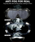 Anti Fog Safety Goggles With Crystal Clear Polycarbonate Lenses ANSI Z87.1 Compliant Two Pack Protective Lab Goggles