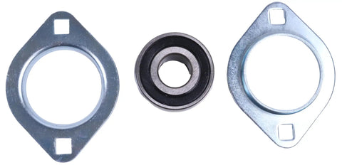 3/4 Inch Pressed Steel Two Bolt Flange Bearing SBPFL204-12 SBSFL204-12 For Dump Truck Tarp Systems components