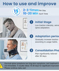 How to use Sick Of Neck Pain? This Adjustable Cervical Traction Device With Built Air Pump for spine decompression in three phases.