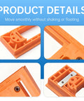 Detailed images of All In One Concealed Door Hinge Installation Kit With Guide Template Jig And Slotting Template showcasing materials and design