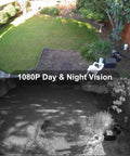 Day and night vision comparison from 2MP CCTV Dome Camera 1080P 4 In 1 Analog TVI AHD CVI CVBS Varifocal Lens