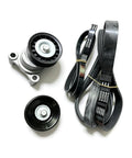 Serious V8 Auto Tensioner Pulley Kit For 4.8L 5.3L 6.0L 6.2L Chevy Silverado Tahoe Suburban Cadillac Escalade GMC Sierra Yukon Avalance Express Colorado Ext 2009 To 2014 Smooth Ride, pulley kit with belt