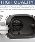 Fuel Cap Replacement FC1089 For Ford Lincoln Mercury Cars And SUVs Including F150 Edge F250 F350 Super Duty Fusion Ranger Freestar And More 2004 To 2021 Easy Install High Quality Gas Cap installed view in fuel tank compartment