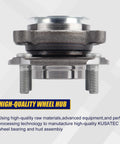 Front Wheel Bearing And Hub Assembly 513299 for Nissan Sentra 2007-2012, front position, 80mm bore, 4 lug bolts, non ABS.