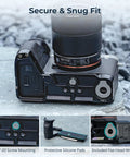 L Shape Handgrip For Sony Alpha 7C II And A7CR With Arca Quick Release Plate Lightweight Silicone Side Handle Ergonomic Go To Grip