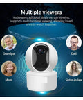 Bulletproof 4Mp Full Hd Dome Camera With 2 4G Wifi Security Cam Two Way Audio Infrared Night Vision Vandal Resistant Indoor Surveillance Monitor with multiple viewers.
