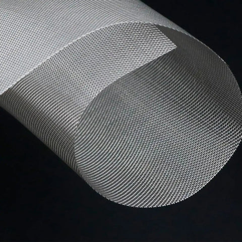 Heavy Duty Metal Crimped Repair Mesh For Vehicle Bumpers showcasing grey welded steel mesh roll for automotive repair.