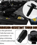 Rock Solid M6 1.0 By 25Mm Hex Head Sems Bolts With 19.5Mm Washers 30 Pack showing corrosion-resistant steel bolt in an engine compartment.