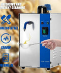 Pro Jewelry Steam Cleaner With 4 Kg Steam Pressure Foot Pedal Control Auto Water Supply Nozzle Hose And Stainless Steel Design