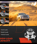 2 Pack Front Wheel Bearing And Hub Assembly 5 Lug Easy Swap For Mazda 3 2004 2005 Built Before January 5 2005 Replacement Pair