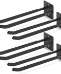Extra Large 14 Inch Garage Hooks Set for Wall Mount Storage, Heavy Duty Tool Hangers, 4 Pack Durable Steel Construction