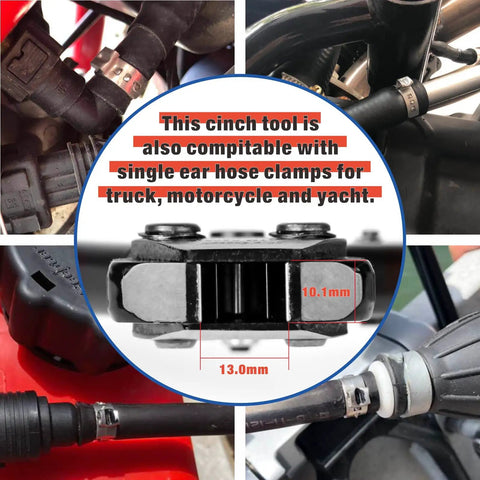 PEX Pipe Quick Cinch Tool Set For Stainless Steel Clamps Three Eighths Inch To One Inch With PEX Cutter compatibility details for vehicles