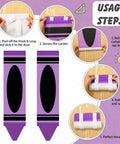 2 Pack Crayon Blackout Curtains For Classrooms And Doors Thick Light Blocking Panels For Back To School Decor Kid Friendly Classroom