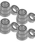 Sixteen Piece Steel Ball Bearings Kit For RC Car With Low Friction And Enhanced Control, Precision Small Radial Deep Groove Bearings Set For Replacement And Smooth Performance