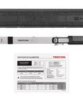 3/8 Inch Drive Torque Wrench With 72-Tooth Split Beam, Accurate 20 to 100 ft-Lb Range, Includes Case And Handy Manual With Torque Conversion Chart, Serialized And ASME B107.300-2010 Calibrated For Reliable, Mean Torque.