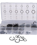 Snap Ring Assortment Kit 300 Piece Alloy Steel Retaining Rings Set For Auto Repair And Home Garage Universal Fit Clips