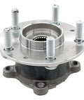 Rear Left And Right Wheel Bearing And Hub Assembly For Mazda 3 2.5L AWD 2019 Through 2025 And CX 30 2.5L AWD 2020 Through 2025 Premium Replacement With Sealed Bearings For Smooth Quiet Reliable Drivetrain Performance, front view