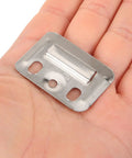 100 Piece Stainless Steel Wall Panel Clamps Buckles Fixing Kit For Furniture Hardware in hand