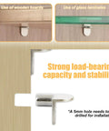 Heavy Duty Shelf Brackets For Home Storage Metal L Shaped Clips For Cabinets And Bookcases Adjustable Height Easy Install Durable Shelf Supports