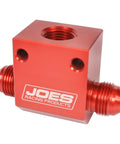 Nail Your Engine Temps Like A Boss Using This Inline Temperature Tee 12 An Male To 12 An Male With Half Inch Npt Female Port Red Anodized