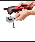Cordless Oscillating Multi Tool With Accessories 18V Power X Change Brushless for cutting, sanding, and scraping demonstration