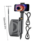Badass Waterproof Industrial Borescope Camera Rocking A Flexible Articulating Tip For Sweet Real Time Views Of Gritty Pipes And Motors On Any No Sweat Weekend Gig, featuring 100cm cable and 8mm lens.