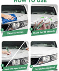 Steps to use Ice Silver Quick Switchblade Met Car Touch Up Paint Pen For Chevrolet Color Accurate Scratch Repair on vehicle