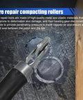 Heavy Duty Tire Patch Kit For Quick Flat Fixes With roller pressing patch onto tire surface