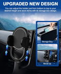 Mazda CX-5 Car Phone Holder With Dash Organizer For 2021-2025 CX-5 10.25 Inch Screen Mount Hands Free Cradle, 360 Degree Rotation