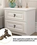White drawer with Acorn Drawer Knobs With Leaf Pedestal Eight Piece Set In Antique Zinc Alloy And Copper Finish Squirrel Knob Pendant Pull Handles