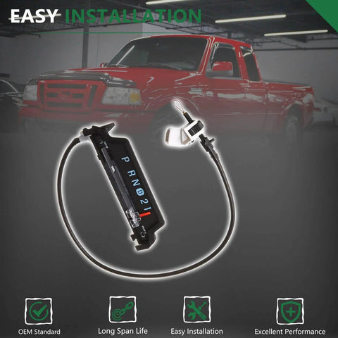 Ford Ranger Gear Shift Indicator Assembly Replacement For 2004 To 2011 Models, Direct OE Fit, Easy Install in front of red truck