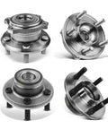 Front And Rear Wheel Bearing And Hub Assembly Kit For Dodge Charger 2006 Through 2009 Magnum 2005 Through 2008 And Chrysler 300 2005 Through 2009 RWD Five Lug