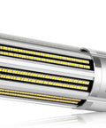 120W Commercial Grade Corn LED Light Bulb Fanless Replacement For 400W MH And HPS, E26 And E39 Mogul Base, 5000K Daylight, close-up view