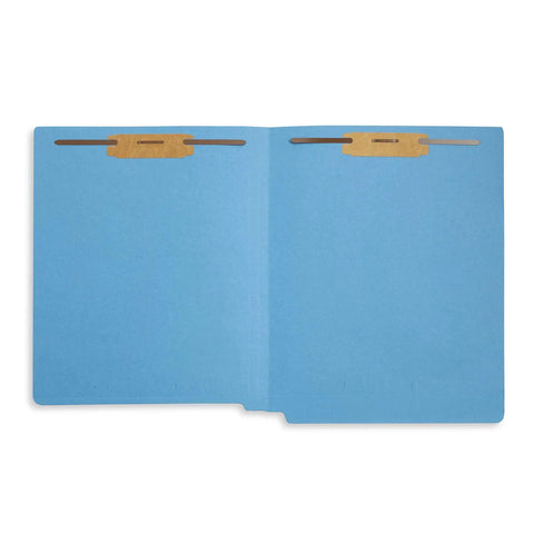 Blue End Tab File Folders With Reinforced 2 Prong Fasteners For Dope Durable Medical Charts Receipts And Office Reports Organized Like A Boss